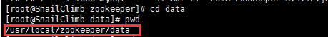 进入  data 文件夹 然后执行pwd命令